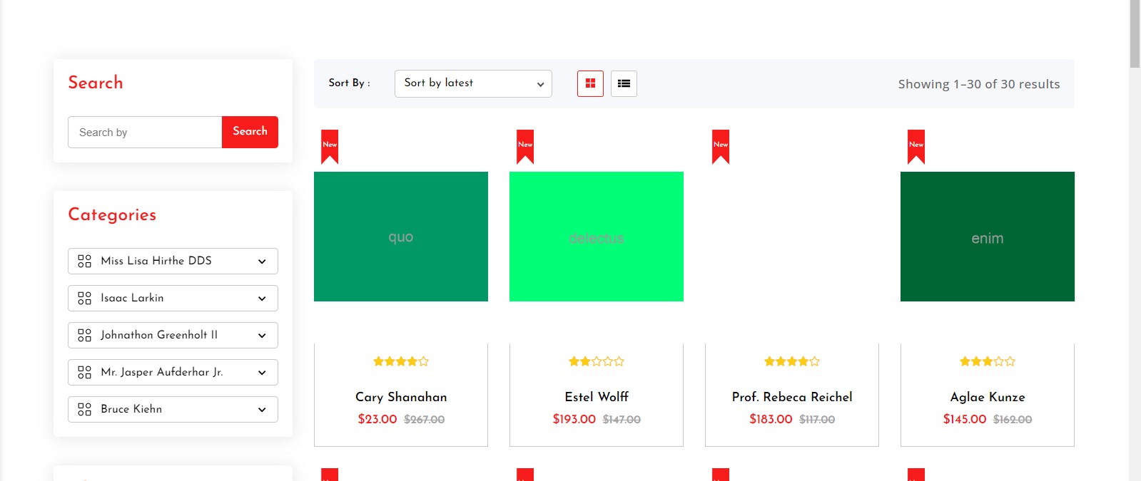 E-Commerce Screenshot 1